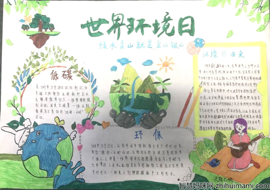 世界环境日手抄报图片-图5