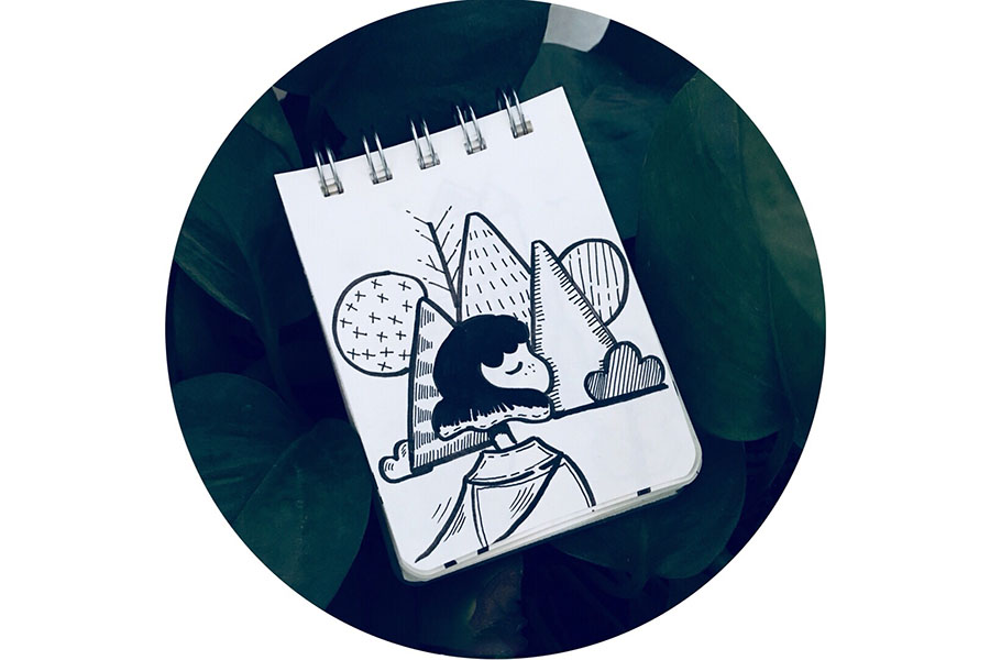 9张春天风景简笔画图片-图6