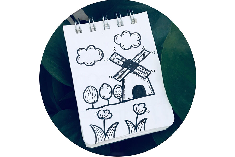 9张春天风景简笔画图片-图7