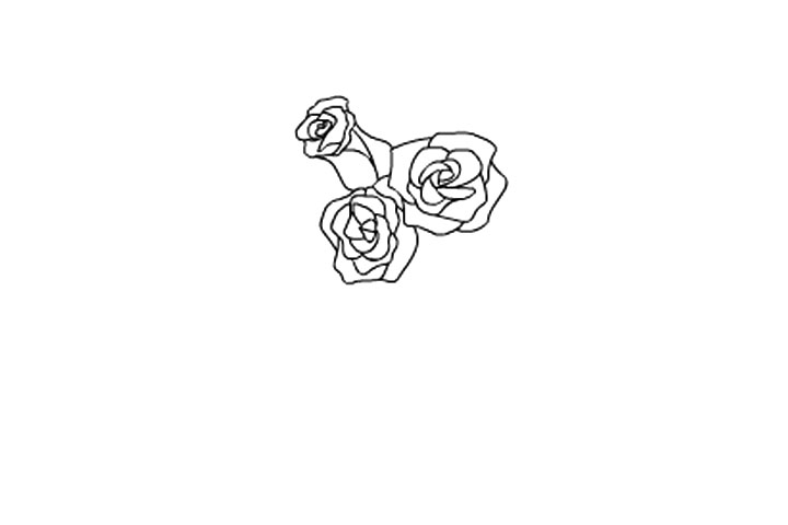 画一束最美的玫瑰花-图3