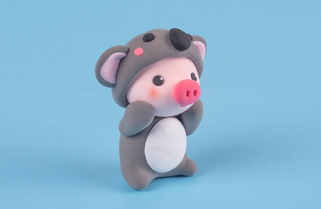 乖巧的考拉小猪猪粘土教程