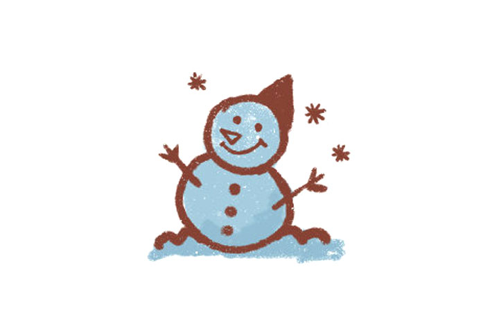 一组可爱的天气简笔画图片-图9