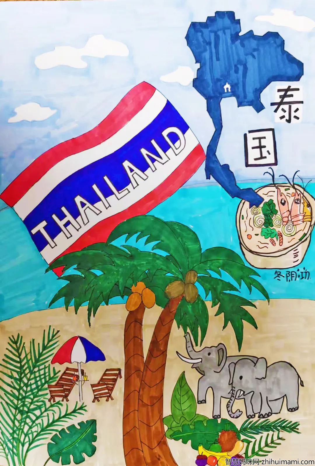 亚运会儿童画图片文字-图2