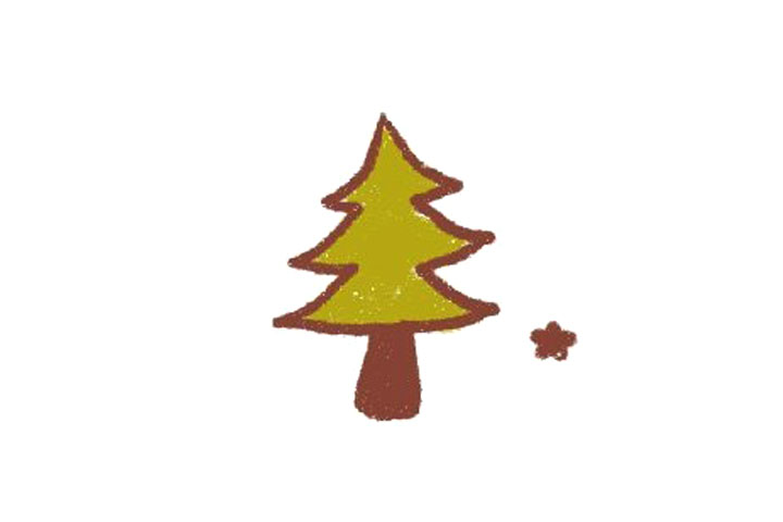 大树简笔画图片简单漂亮10张-图3