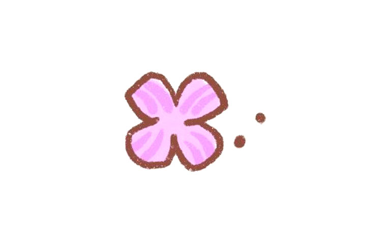 花儿朵朵十张简单好画的花朵简笔画图片-图5