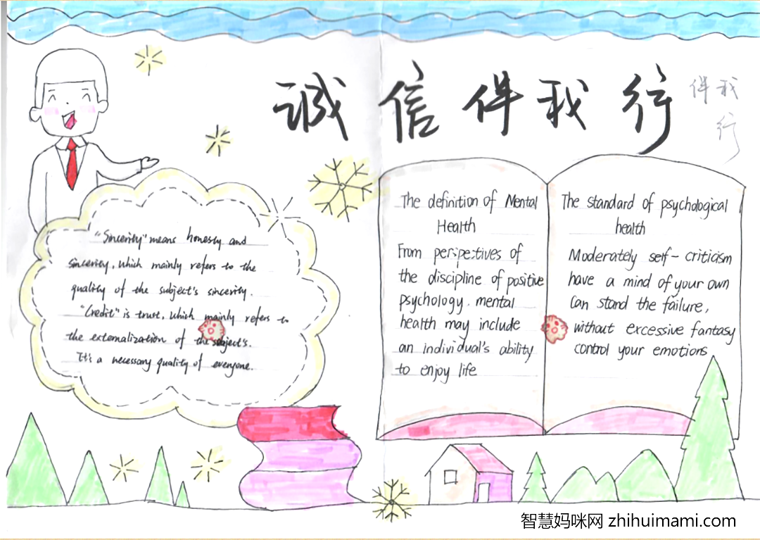 简单又好画的英语手抄报-图2