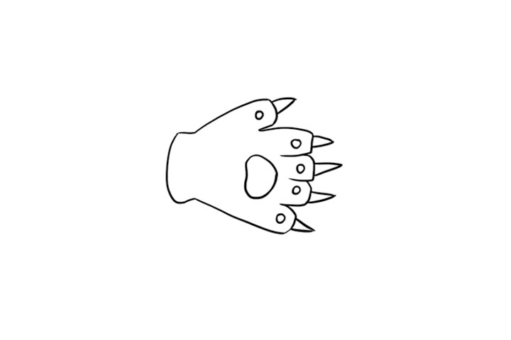 手套简笔画图片大全-图5