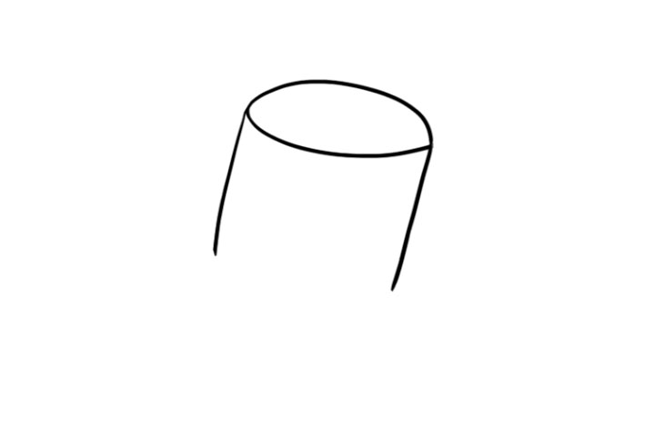 男士礼帽简笔画画法步骤-图3