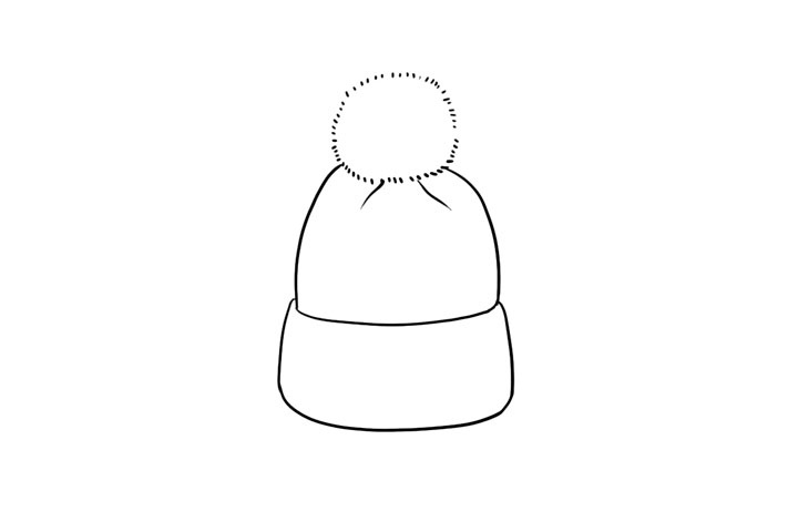 帽子简笔画图片大全-图13