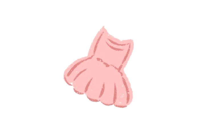 漂亮的衣物简笔画图片大全-图10