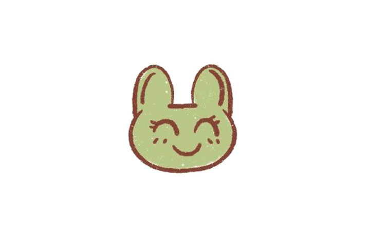 9张萌兔表情简笔画图片-图7