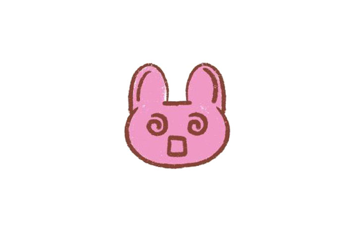 9张萌兔表情简笔画图片-图8