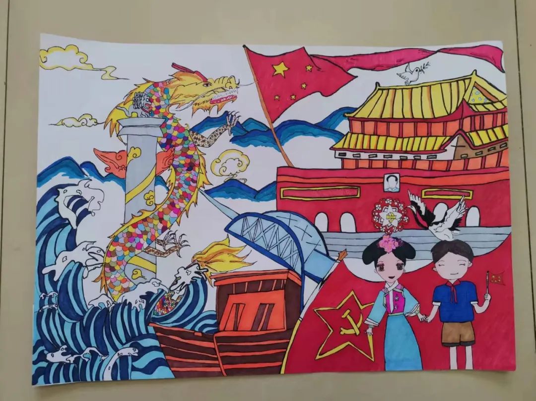 步骤15：《腾飞祖国》