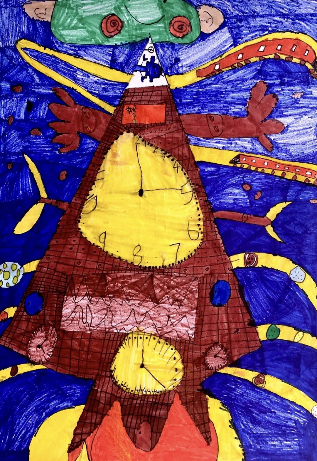 落实“双减” 与美同行低年级科学幻想画优秀作品-图4