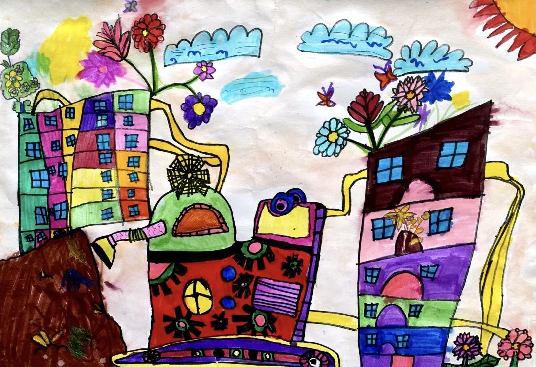 落实“双减” 与美同行低年级科学幻想画优秀作品-图11