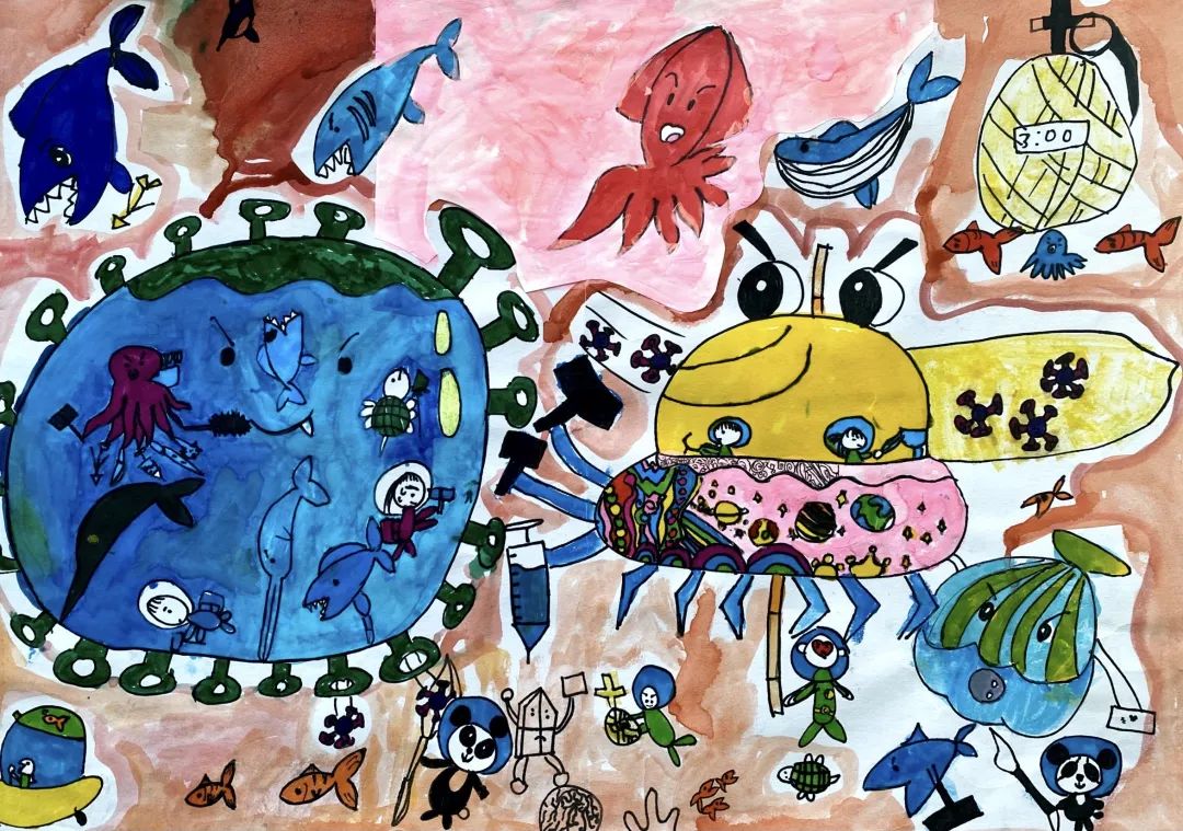 创意低年级科学幻想画优秀作品（18张）-图3