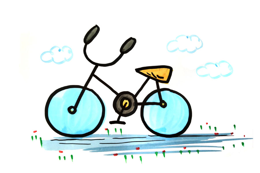 简单漂亮的海陆空交通工具简笔画图片大全-图6