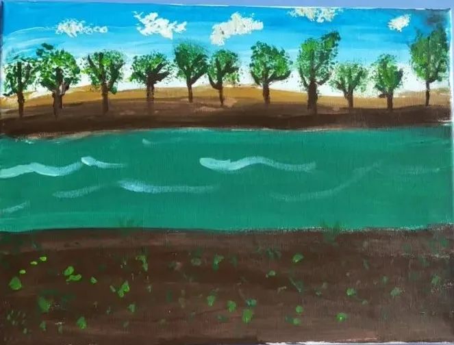 小学生“我眼中的春天”绘画作品-图7