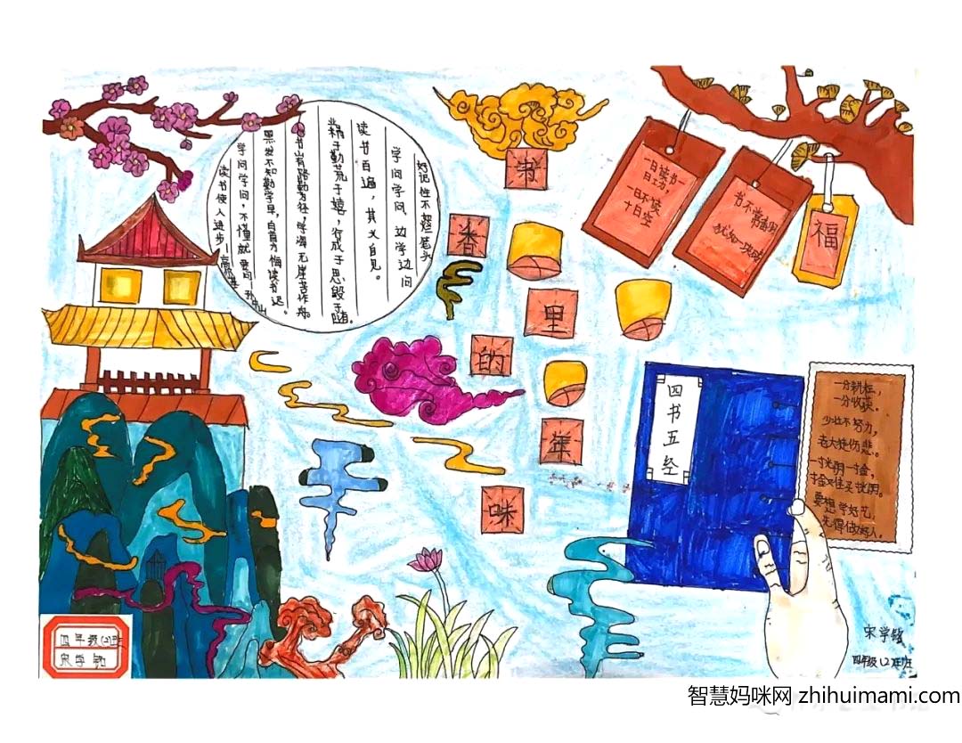 最最简单漂亮好画的世界读书日手抄报（11张）-图9