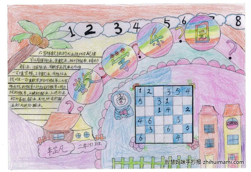 第三届数学节手抄报绘画一等奖（12张）-图11