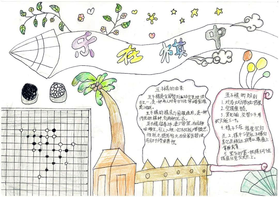 12张关于五指棋的手抄报简单又漂亮-图4