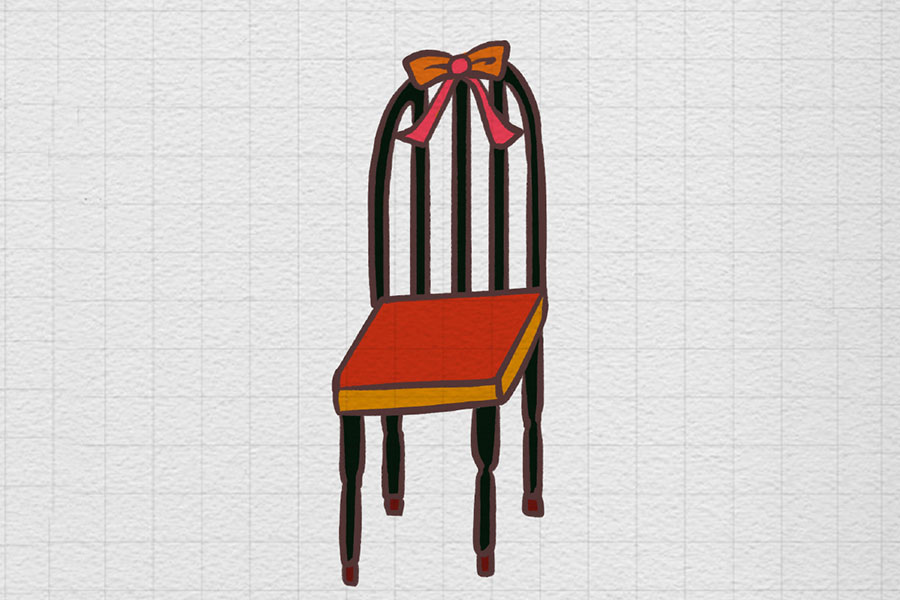 休闲时光小物简笔画图片-图1