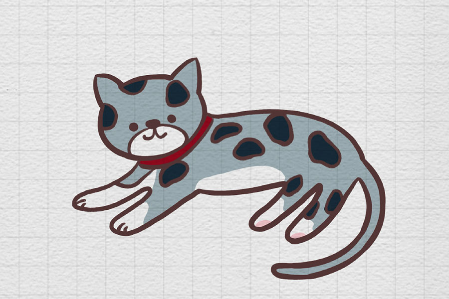 休闲时光小物简笔画图片-图9