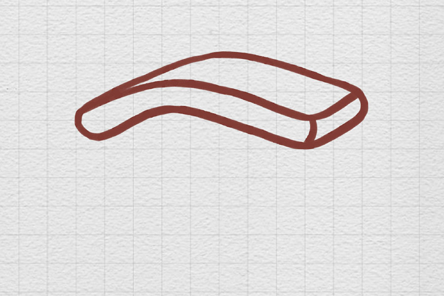 一份营养早餐简笔画画法步骤-图2