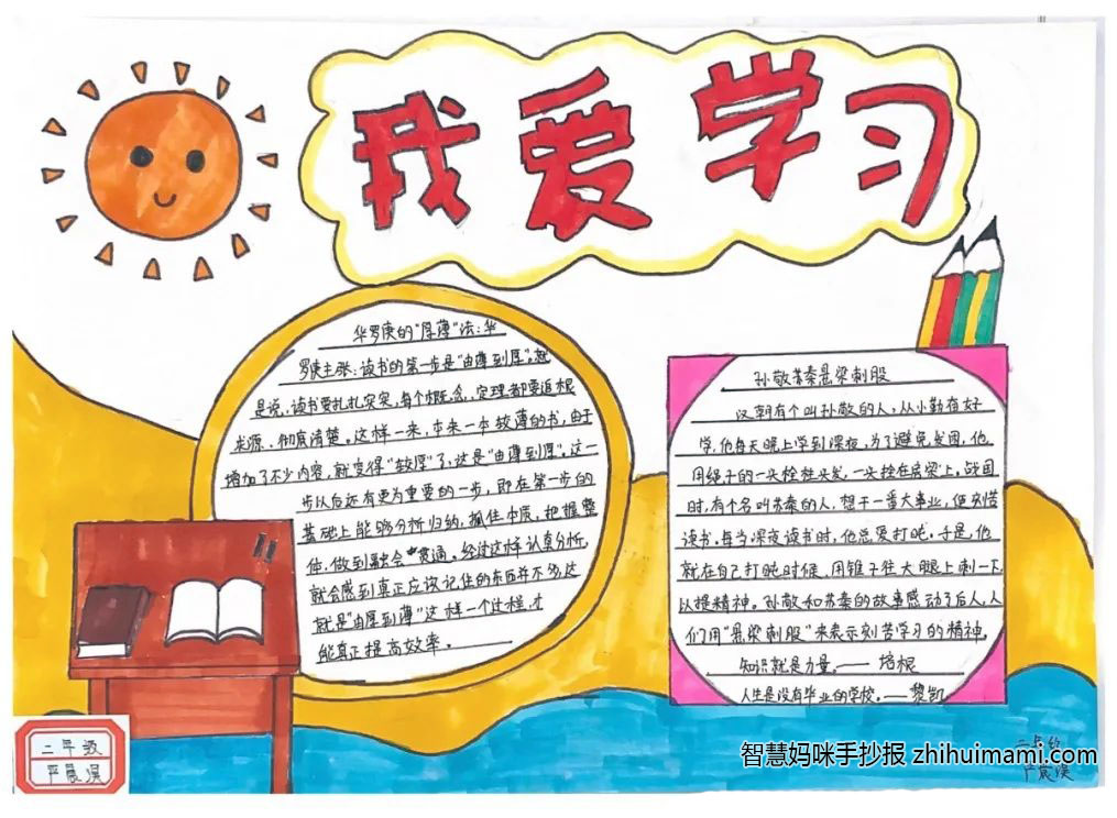 世界读书日-我爱读书手抄报图片（13张）-图8