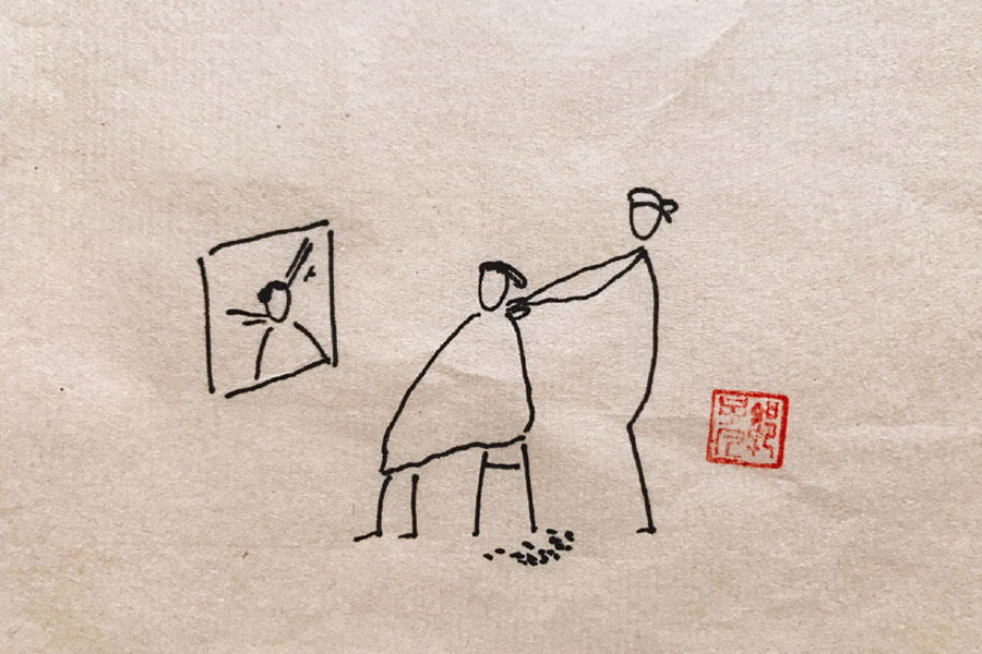 各行各业辛勤工作的人们简笔画图片-图8