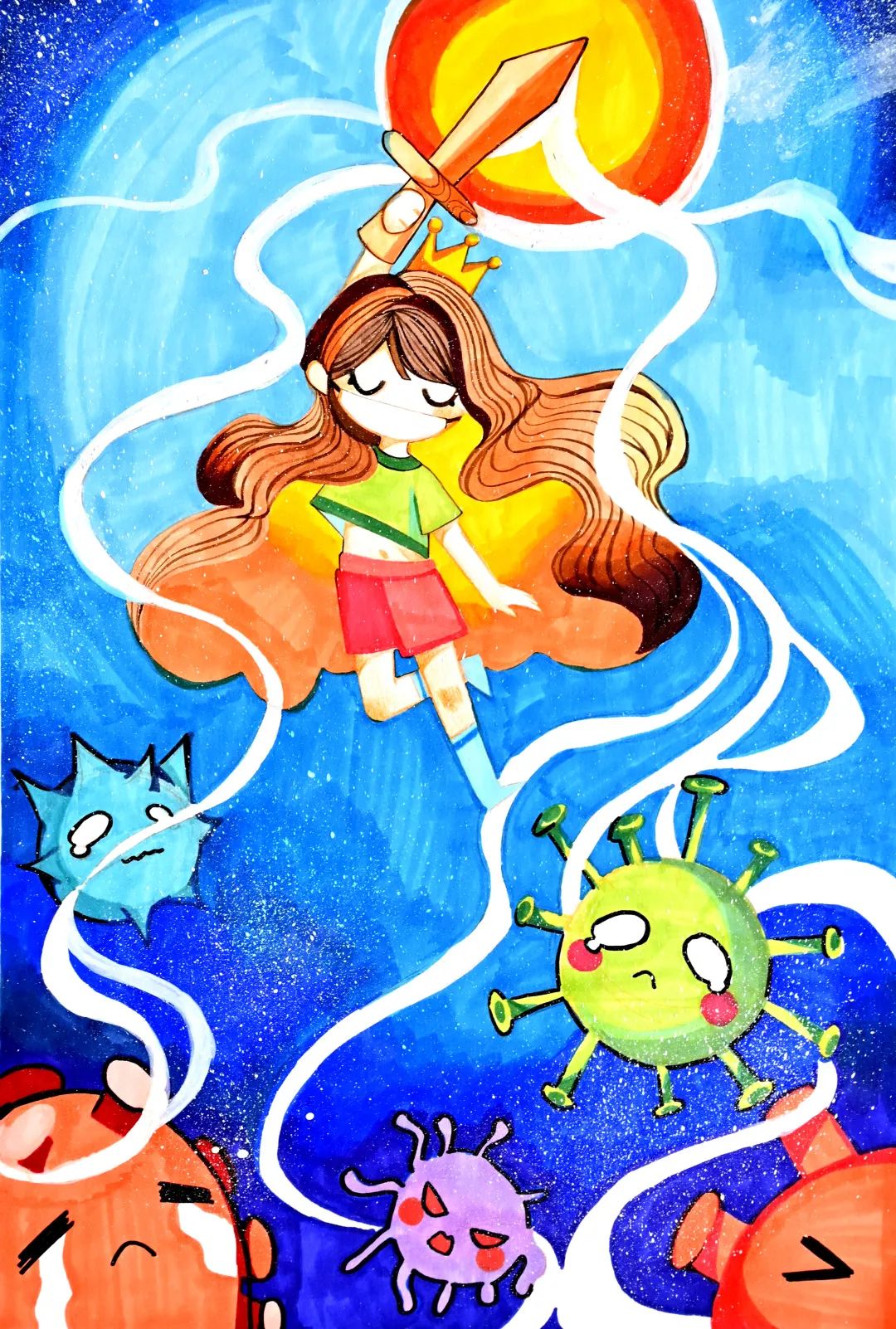 5张创意禁毒主题绘画作品-图2