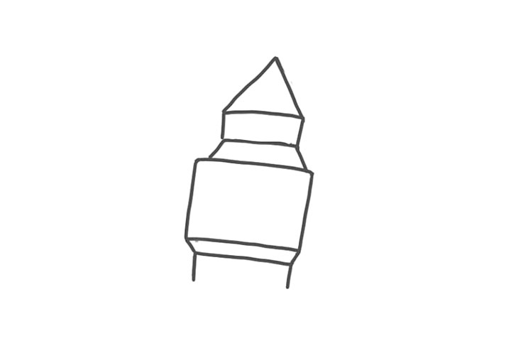 怎么画大本钟简单漂亮-图3