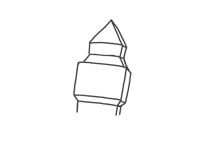 怎么画大本钟简单漂亮-图4