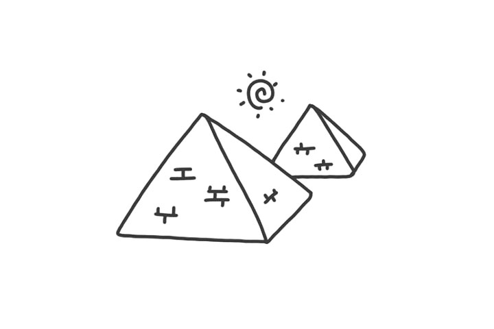 怎么画金字塔简单又可爱-图5