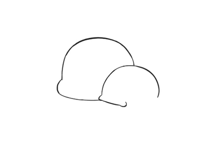 委屈的柯基小狗简笔画画法步骤-图3