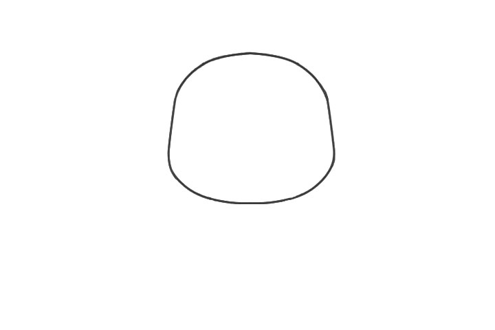 可爱蝙蝠侠简笔画画法步骤-图1