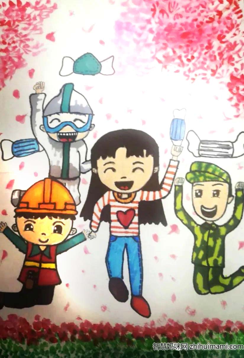 步骤8：春暖花开，繁花与共，在这充满生机的季节，我们的防疫战取得了阶段性胜利。让我们期待早日脱下口罩，拥抱春天！