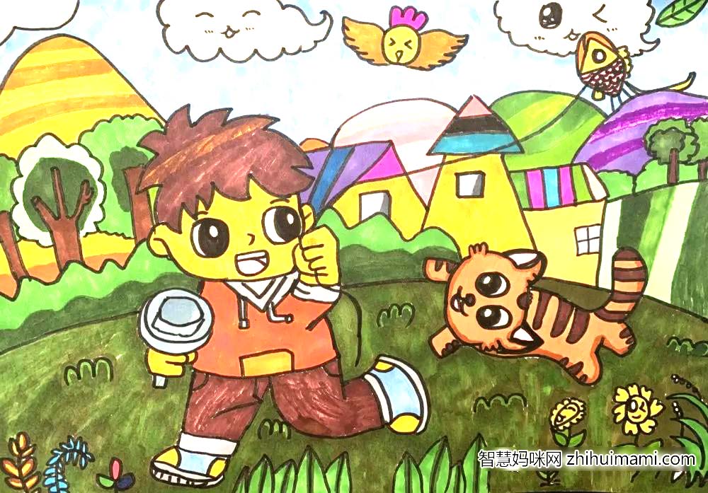 步骤9：春，明媚的春，温和的春，又回来了，又来到了我的身边。你总是温柔地飘舞在山间，是那么亲近、亲切，总让人不能忘怀那令人陶醉的梦。我，行走于林荫树林间，寻找那妩媚的春景。