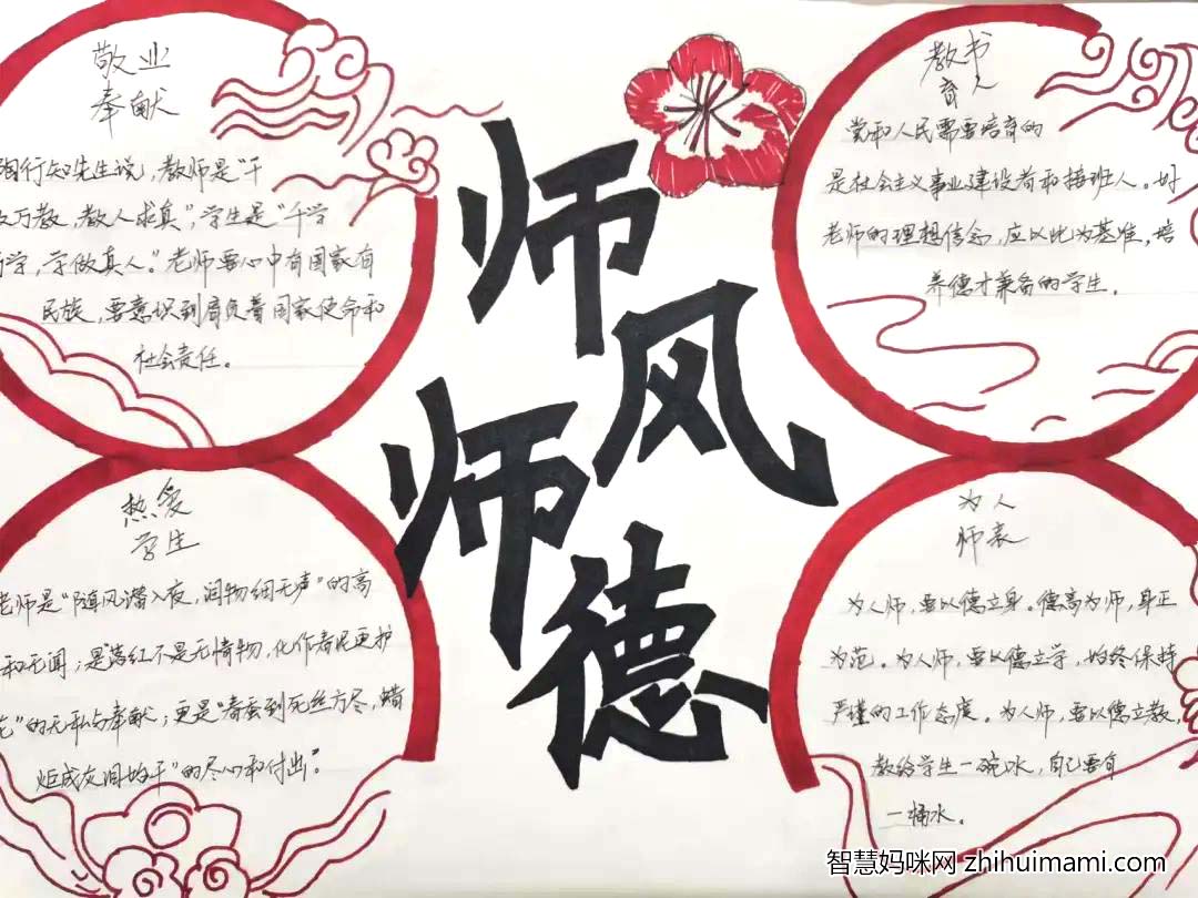 师德师风手抄报一等奖12张-图8