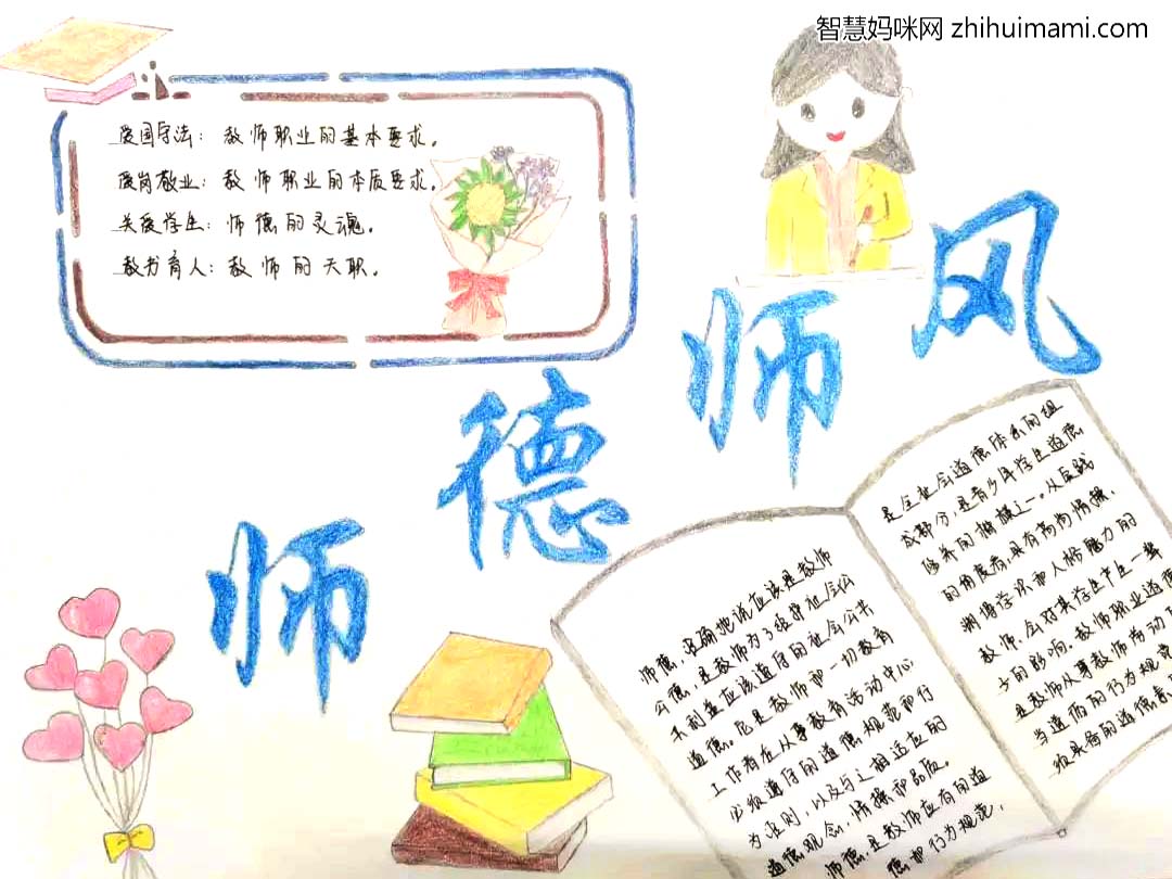 师德师风手抄报一等奖12张