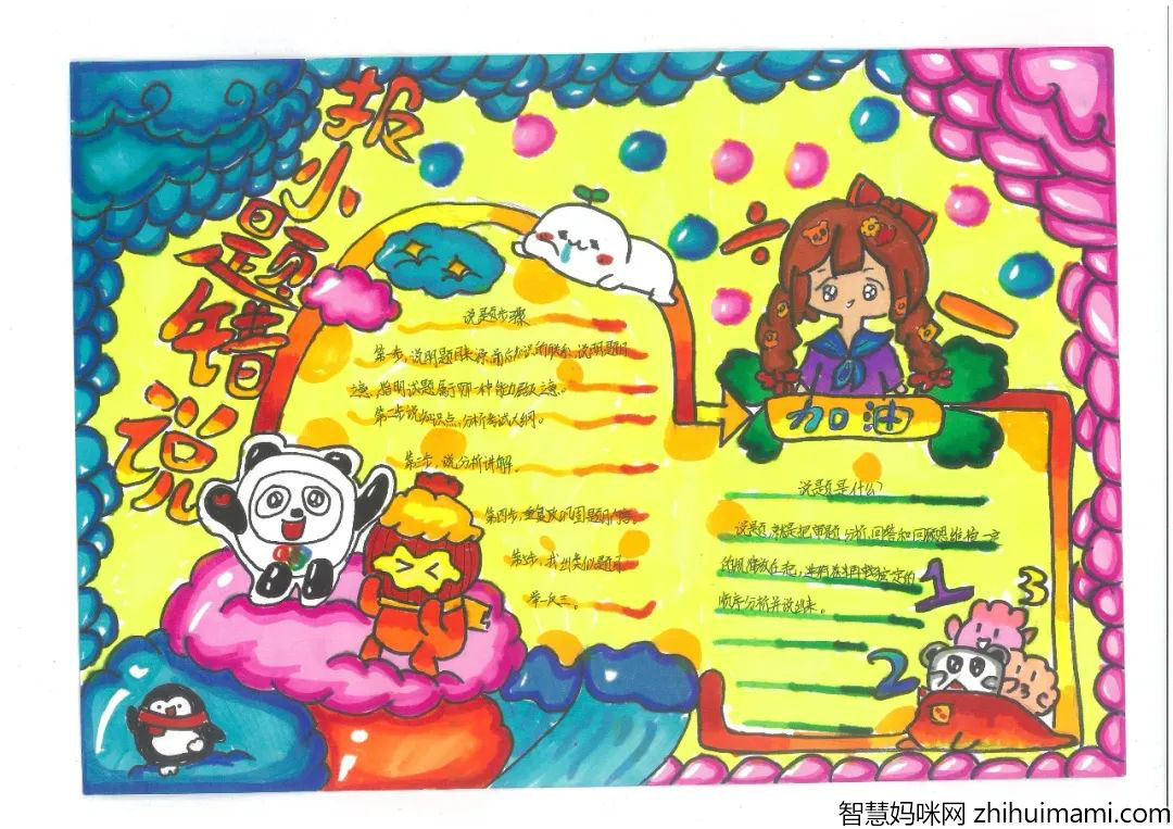 关于数学说题的手抄报-图1