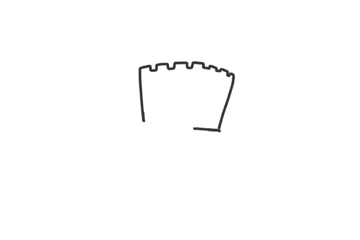 世界著名建筑长城的画法简单易学-图1