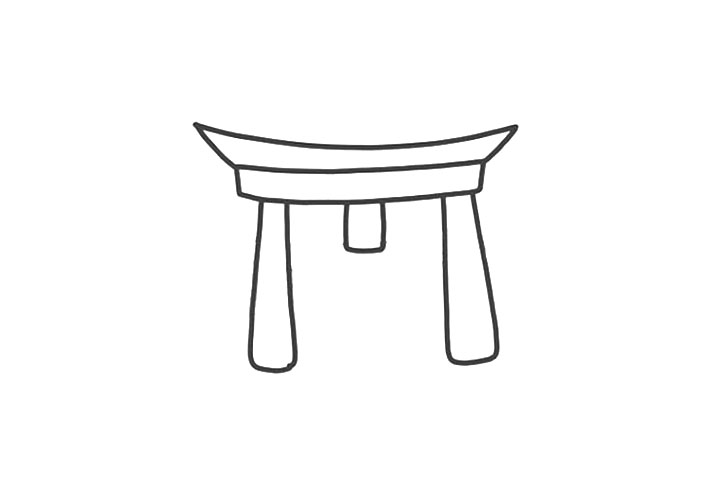 世界著名建筑鸟居怎么画-图4