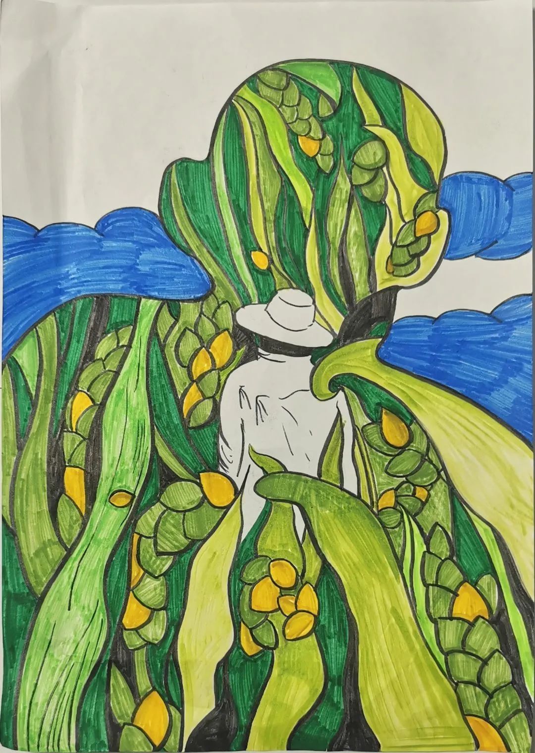 致敬百年伟业儿童绘画-图3