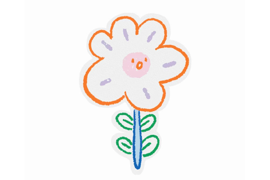 四张超简单的小花简笔画图片-图2