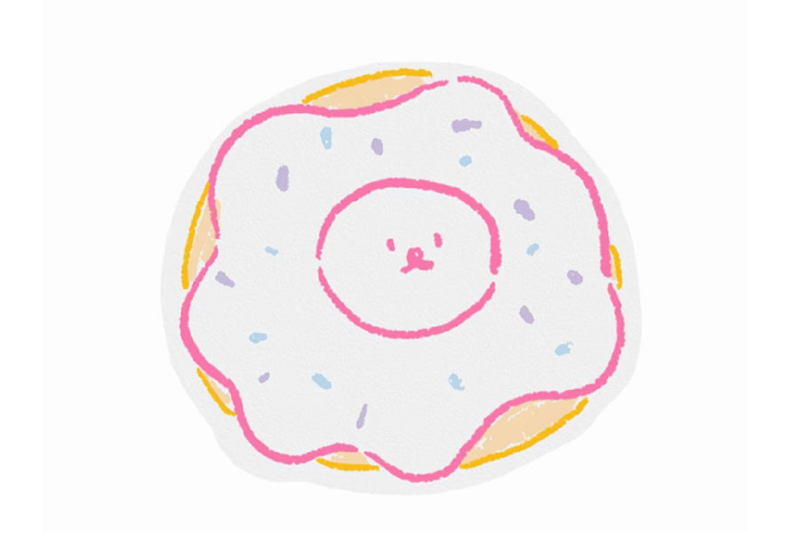 可爱宅家猫猫和小零食简笔画图片-图4