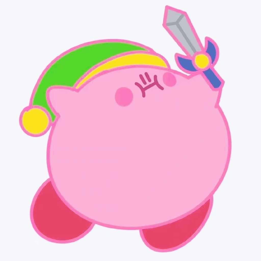 星之卡比头像简笔画图片-图9