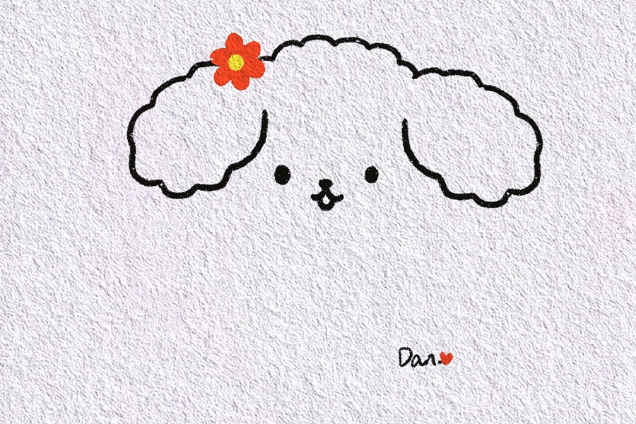 可爱小狗怎么画简单-图3