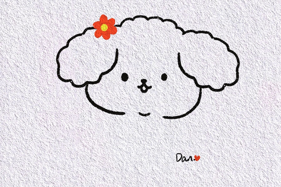 可爱小狗怎么画简单-图4