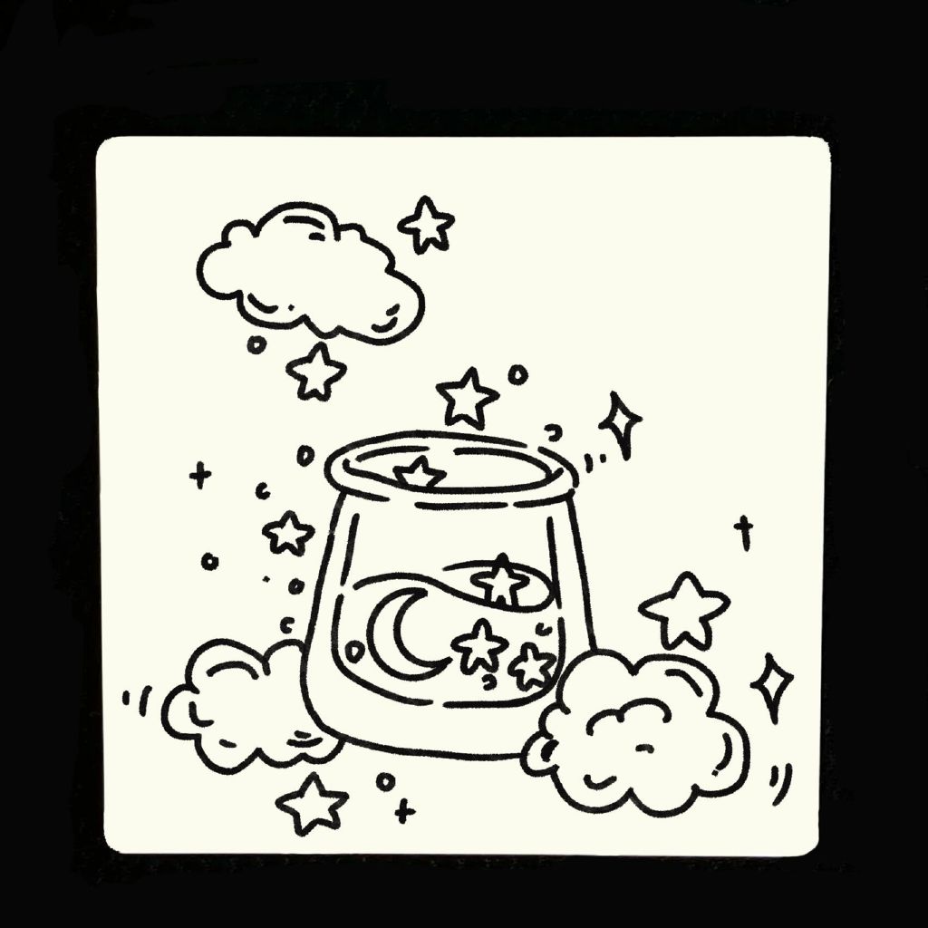 一组可爱的生日主题简笔画小画图片-图2